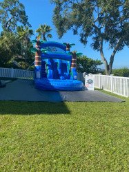 Blue20Hurricane20Bounce20House8 1665152703 15ft Blue Hurricane Dual Lane Slide - DRY