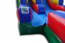 15417484181592 1712778096 NEW! 15ft Sunshine And Rainbows Single Lane Slide - WET