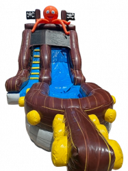 NEW! 12ft Pirate Cove Single Lane Slide - DRY